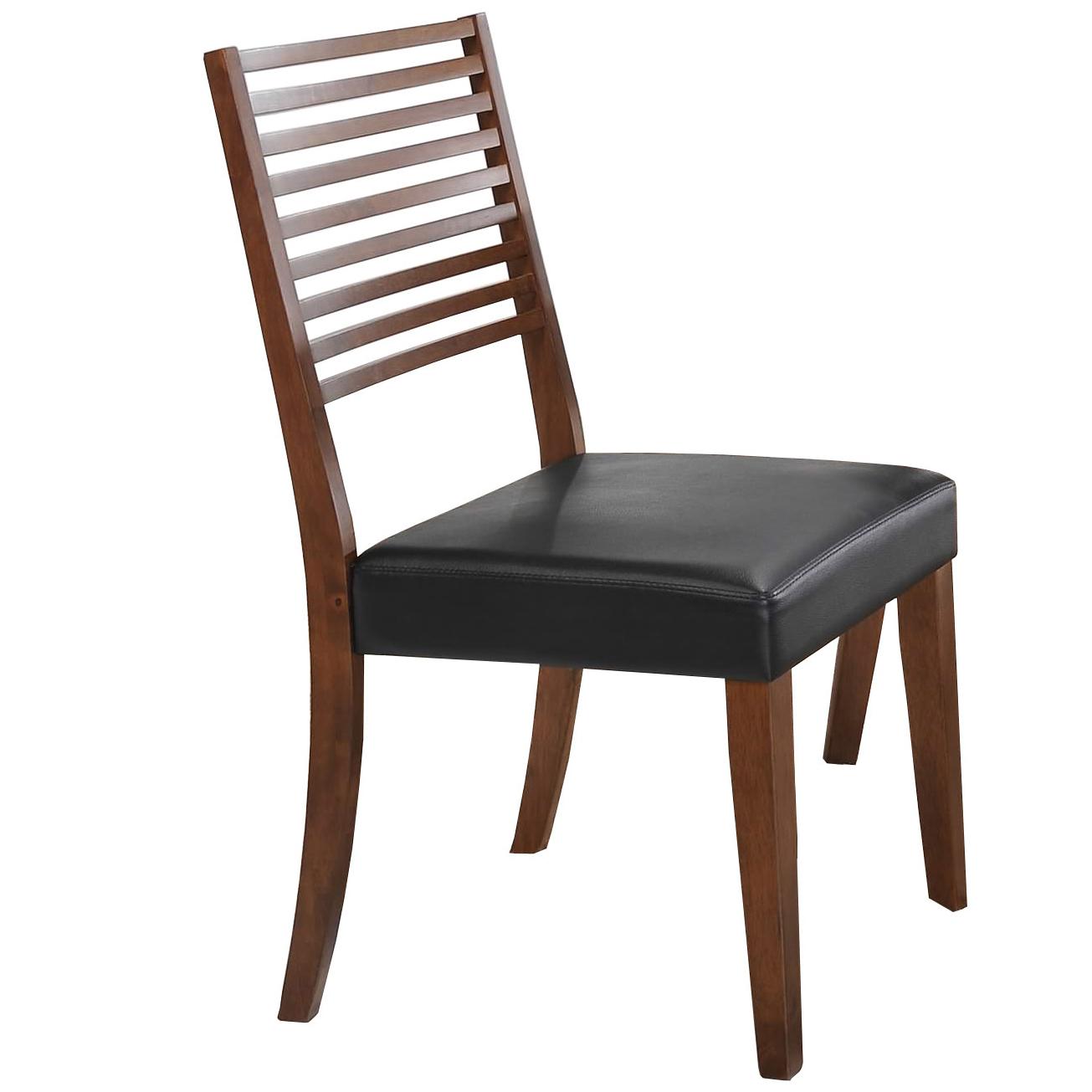 Winners Only Denmark Ladder Back Side Chair with Upholstered Seat
